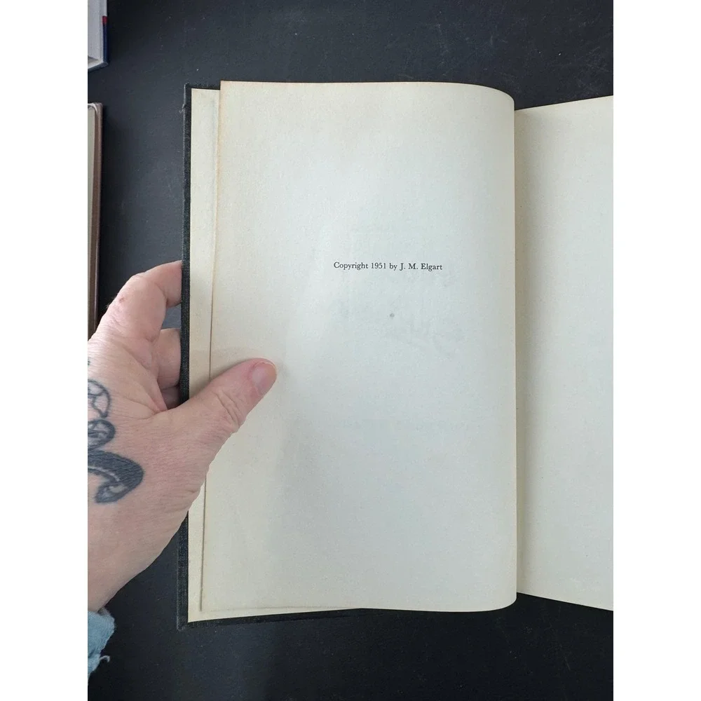 Vintage 1951 Over Sexteen Hardcover Book J. M. Elgart Mid-Century Humor Cartoons